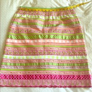Flirty Bright A line Skirt